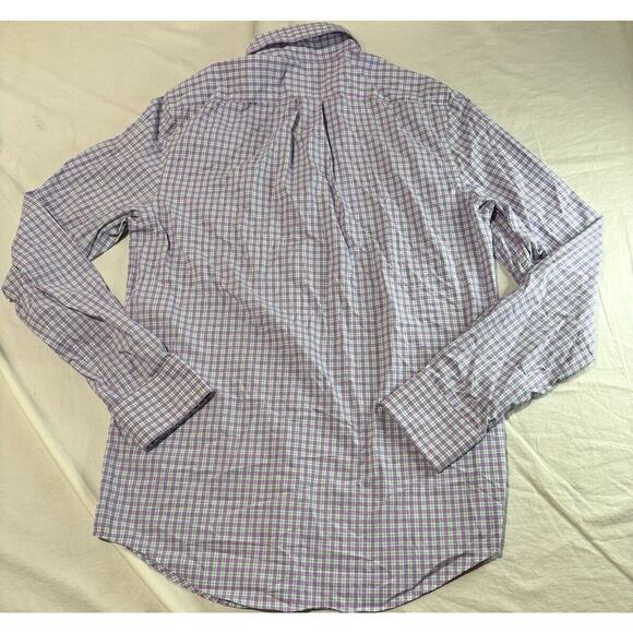 Vineyard Vines Button Up Shirt Murray Shirt Mens XS Slim-Fit Purple Long Sleeve - Picture 2 of 6